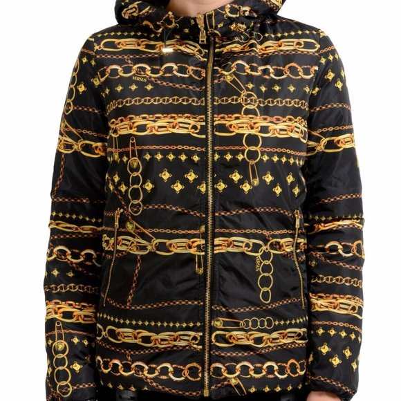 Versace Versus Reversible Goose Down Parka Jacket - Picture 4 of 7